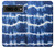 W3671 Blue Tie Dye Hülle Schutzhülle Taschen und Leder Flip für Google Pixel 7 Pro