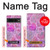 W3710 Pink Love Heart Hülle Schutzhülle Taschen und Leder Flip für Google Pixel 7 Pro
