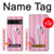 W3805 Flamingo Pink Pastel Hülle Schutzhülle Taschen und Leder Flip für Google Pixel 7 Pro