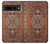 W3813 Persian Carpet Rug Pattern Hülle Schutzhülle Taschen und Leder Flip für Google Pixel 7 Pro