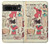 W3820 Vintage Cowgirl Fashion Paper Doll Hülle Schutzhülle Taschen und Leder Flip für Google Pixel 7 Pro