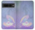 W3823 Beauty Pearl Mermaid Hülle Schutzhülle Taschen und Leder Flip für Google Pixel 7 Pro