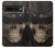 W3852 Steampunk Skull Hülle Schutzhülle Taschen und Leder Flip für Google Pixel 7 Pro