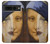 W3853 Mona Lisa Gustav Klimt Vermeer Hülle Schutzhülle Taschen und Leder Flip für Google Pixel 7 Pro