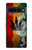 W3890 Reggae Rasta Flag Smoke Hülle Schutzhülle Taschen und Leder Flip für Google Pixel 7 Pro