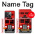 W2058 England British Double Decker Bus Hülle Schutzhülle Taschen und Leder Flip für OnePlus Ace Pro