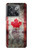 W2490 Canada Maple Leaf Flag Texture Hülle Schutzhülle Taschen und Leder Flip für OnePlus Ace Pro