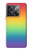 W3698 LGBT Gradient Pride Flag Hülle Schutzhülle Taschen und Leder Flip für OnePlus Ace Pro