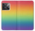 W3698 LGBT Gradient Pride Flag Hülle Schutzhülle Taschen und Leder Flip für OnePlus Ace Pro