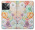 W3705 Pastel Floral Flower Hülle Schutzhülle Taschen und Leder Flip für OnePlus Ace Pro