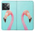 W3708 Pink Flamingo Hülle Schutzhülle Taschen und Leder Flip für OnePlus Ace Pro