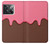 W3754 Strawberry Ice Cream Cone Hülle Schutzhülle Taschen und Leder Flip für OnePlus Ace Pro