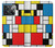 W3814 Piet Mondrian Line Art Composition Hülle Schutzhülle Taschen und Leder Flip für OnePlus Ace Pro