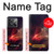 W3897 Red Nebula Space Hülle Schutzhülle Taschen und Leder Flip für OnePlus Ace Pro