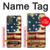W2349 Old American Flag Hülle Schutzhülle Taschen und Leder Flip für Motorola Moto G Power 2022, G Play 2023