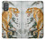 W2750 Oriental Chinese Tiger Painting Hülle Schutzhülle Taschen und Leder Flip für Motorola Moto G Power 2022, G Play 2023