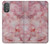 W2843 Pink Marble Texture Hülle Schutzhülle Taschen und Leder Flip für Motorola Moto G Power 2022, G Play 2023