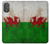 W2976 Wales Football Soccer Flag Hülle Schutzhülle Taschen und Leder Flip für Motorola Moto G Power 2022, G Play 2023