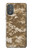 W3294 Army Desert Tan Coyote Camo Camouflage Hülle Schutzhülle Taschen und Leder Flip für Motorola Moto G Power 2022, G Play 2023