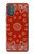 W3355 Bandana Red Pattern Hülle Schutzhülle Taschen und Leder Flip für Motorola Moto G Power 2022, G Play 2023