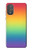 W3698 LGBT Gradient Pride Flag Hülle Schutzhülle Taschen und Leder Flip für Motorola Moto G Power 2022, G Play 2023