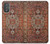 W3813 Persian Carpet Rug Pattern Hülle Schutzhülle Taschen und Leder Flip für Motorola Moto G Power 2022, G Play 2023