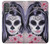 W3821 Sugar Skull Steam Punk Girl Gothic Hülle Schutzhülle Taschen und Leder Flip für Motorola Moto G Power 2022, G Play 2023