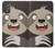 W3855 Sloth Face Cartoon Hülle Schutzhülle Taschen und Leder Flip für Motorola Moto G Power 2022, G Play 2023