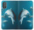 W3878 Dolphin Hülle Schutzhülle Taschen und Leder Flip für Motorola Moto G Power 2022, G Play 2023