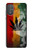 W3890 Reggae Rasta Flag Smoke Hülle Schutzhülle Taschen und Leder Flip für Motorola Moto G Power 2022, G Play 2023