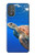 W3898 Sea Turtle Hülle Schutzhülle Taschen und Leder Flip für Motorola Moto G Power 2022, G Play 2023