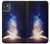 W3554 Magic Spell Book Hülle Schutzhülle Taschen und Leder Flip für Motorola Moto G32