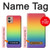 W3698 LGBT Gradient Pride Flag Hülle Schutzhülle Taschen und Leder Flip für Motorola Moto G32