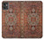 W3813 Persian Carpet Rug Pattern Hülle Schutzhülle Taschen und Leder Flip für Motorola Moto G32