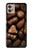 W3840 Dark Chocolate Milk Chocolate Lovers Hülle Schutzhülle Taschen und Leder Flip für Motorola Moto G32
