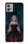 W3847 Lilith Devil Bride Gothic Girl Skull Grim Reaper Hülle Schutzhülle Taschen und Leder Flip für Motorola Moto G32