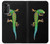 W0125 Green Madagascan Gecko Hülle Schutzhülle Taschen und Leder Flip für Motorola Moto G52, G82 5G