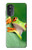 W1047 Little Frog Hülle Schutzhülle Taschen und Leder Flip für Motorola Moto G52, G82 5G