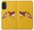 W1093 Rooster and Cat Joke Hülle Schutzhülle Taschen und Leder Flip für Motorola Moto G52, G82 5G