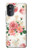 W1859 Rose Pattern Hülle Schutzhülle Taschen und Leder Flip für Motorola Moto G52, G82 5G