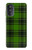 W2373 Tartan Green Pattern Hülle Schutzhülle Taschen und Leder Flip für Motorola Moto G52, G82 5G