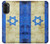 W2614 Israel Old Flag Hülle Schutzhülle Taschen und Leder Flip für Motorola Moto G52, G82 5G