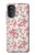 W3095 Vintage Rose Pattern Hülle Schutzhülle Taschen und Leder Flip für Motorola Moto G52, G82 5G
