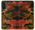 W3393 Camouflage Blood Splatter Hülle Schutzhülle Taschen und Leder Flip für Motorola Moto G52, G82 5G