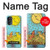 W3435 Tarot Card Moon Hülle Schutzhülle Taschen und Leder Flip für Motorola Moto G52, G82 5G