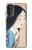 W3483 Japan Beauty Kimono Hülle Schutzhülle Taschen und Leder Flip für Motorola Moto G52, G82 5G