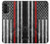 W3687 Firefighter Thin Red Line American Flag Hülle Schutzhülle Taschen und Leder Flip für Motorola Moto G52, G82 5G