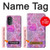 W3710 Pink Love Heart Hülle Schutzhülle Taschen und Leder Flip für Motorola Moto G52, G82 5G
