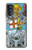 W3743 Tarot Card The Judgement Hülle Schutzhülle Taschen und Leder Flip für Motorola Moto G52, G82 5G