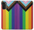 W3846 Pride Flag LGBT Hülle Schutzhülle Taschen und Leder Flip für Motorola Moto G52, G82 5G